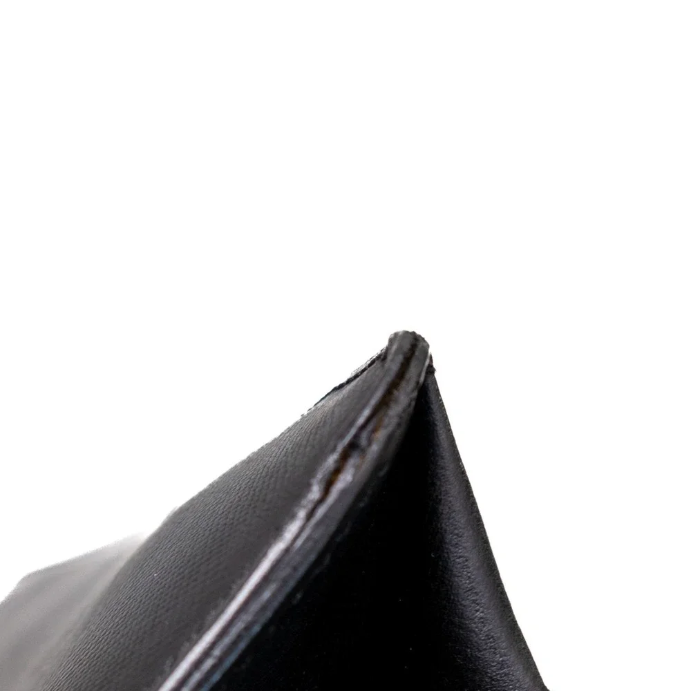Rare‎ PRADA Saffiano Business Bag Briefcase Dial Type Leather Black Men's